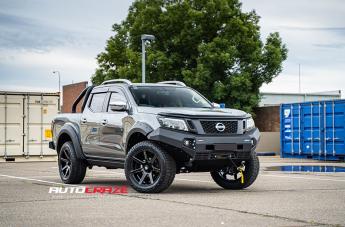 NISSAN NAVARA AVALANCHE GLOSS BLACK MILLED ACCENTS